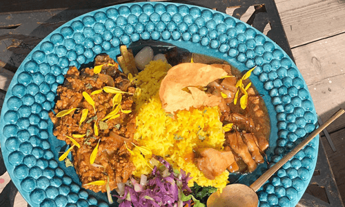 おすすめのキーマカレー＆ルーロー飯